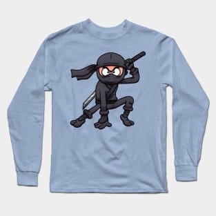 Ninja With Sword Long Sleeve T-Shirt